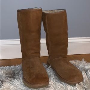 UGG chestnut boots tall